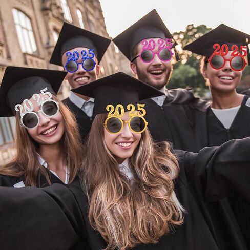 Kanayu 6 Pairs 2024 Glasses 2024 New Years Glasses New Years Number Party Eyeglasses Family Reunion Photo Booth Props for New Year Holiday Celebration Party Supplies Favors in Kuwait