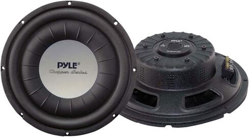Pyle Car Vehicle Subwoofer Audio Speaker - 10 Inch 1000 Watt Power Ultra Slim DVC Subwoofer w/ Dual 2" Kapton Voice Coil, 4 Ohm Impedance, 60 Oz Magnet - for Vehicle Stereo Sound System PLWCH10D in Saudi Arabia