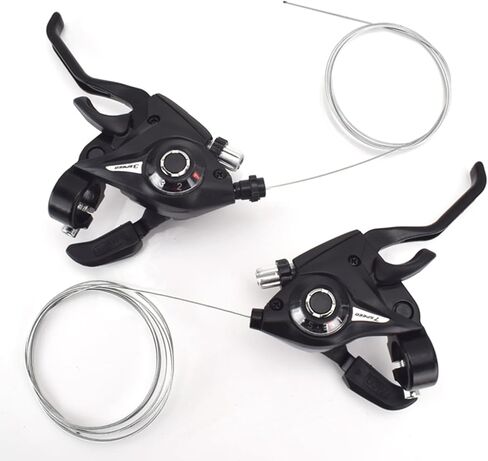 Bike Shifter ST-EF500 3x7, Black Bike Shift/Brake Lever Set 21 Speed with Stainless Inner Shift Cables, not Include Shift Cable Housing,for Road Bike MTB Bike Mountain Bike in Saudi Arabia