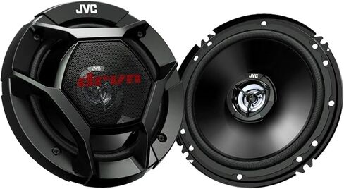 JVC Single DIN AM/FM Radio USB AUX Bluetooth CD Multimedia Receiver Bundle with JVC 6.5" 300 Watt Max Power 2-Way Car Speakers (Pair), (Qty 2) JVC 6x9 400W Max 3-Way Speakers + 50 Ft Speaker Wire in Saudi Arabia