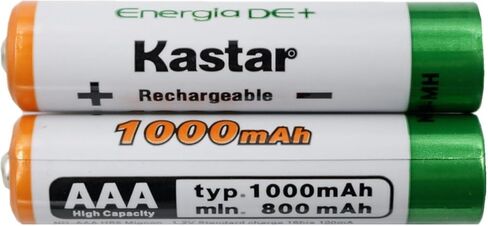 Kastar 8 PCS استبدال البطارية لـ Panasonic KX-TGA630S TGA641 TGA641T TGA651 TGA651B TGA651T TGA652 TGA659T TGA660 TGA660B TGA820 TGA820B TGA930 in Saudi Arabia
