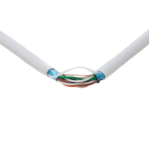 CAT5E FTP 1000 قدم محمية سلك سلكي سلك إيثرنت كابل الشبكة الأزرق in Saudi Arabia