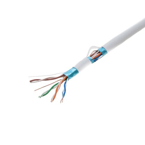 CAT5E FTP 1000 قدم محمية سلك سلكي سلك إيثرنت كابل الشبكة الأزرق in Saudi Arabia