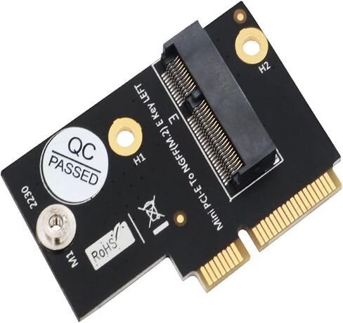 Sintech ngff M.2 (Key-A+E/Key-E) إلى بطاقة Mini PCI-E Express ، متوافقة مع بطاقة Intel AX200 9260 8265 8260 7260 in Saudi Arabia