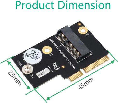 Sintech ngff M.2 (Key-A+E/Key-E) إلى بطاقة Mini PCI-E Express ، متوافقة مع بطاقة Intel AX200 9260 8265 8260 7260 in Saudi Arabia