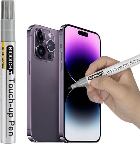 Blue SP87 Touch Up Paint for iPhone 15/15Plus, Phone Frame Scratch Repair Pen with Replacement Tip – Quick & Easy Paint Fix in Saudi Arabia