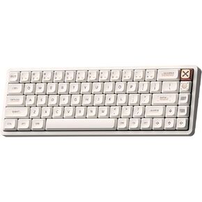 IQUNIX Magi65 Low Profile Mechanical Keyboard Wireless 65% Keyboard Ultra Slim for Creamy Typing, Hot Swappable, RGB Backlit, PBT Keycaps, Aluminum Case, BT/2.4G/USB-C, for Mac/Windows (Shadow Black)