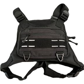 Tactical Sports Chest Bag Running Vest Reflective EDC Pack with Phone Holder for Outdoor Workouts Cycling