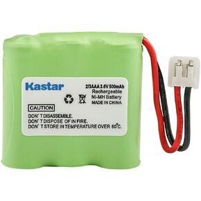 Kastar 2-Pack NIMH Battery 2/3AAA 3.6V 500MAH استبدال Binatone E3300 ، Advance 100 ، Binatone E3310 ، Binatone Pegasus ، BT Quartet 300 ، BT Quartet 3100 ، BT Quartet 3500 ، Cable & Wireless CWD 1000 in Saudi Arabia