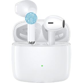Wireless Earbuds, Bluetooth Earbuds Stereo Bass 48H Playback with Charging Box IPX7 Waterproof, in-ear Headphones with Built in Microphone Premium Sound Quality, Suitable for sports, work, travel