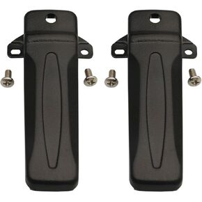 KBH-10 Belt Clip Compatible with Kenwood Radio NX240 NX340 TK-270G TK-272G TK-2200 TK-3200 TK-3300 TK-280 TK-380 TK-290 TK-390 TK-260G TK-2302 TK-3302 walkie Talkie（2Pack）