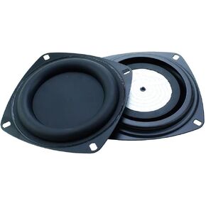 2 Pack 3 Inch 78mm Woofer Vibrating Membrane Iron Rubber Vibration Diaphragm Plate Replacement Passive Radiator Film for Bass Speaker Subwoofer Loudspeaker Audio DIY Repair
