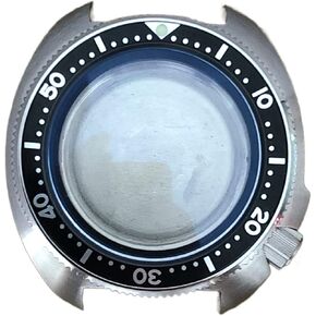 Stainless Steel 41 Mm Assembly NH35 Movement Aluminum Ring Mineral Glass Waterproof 5ATM Black Inner Shadow watch case