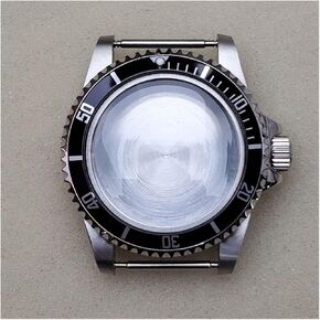 39.5MM Stainless Steel Watch Case Acrylic Cover Mirror For NH35 NH36 Mechanical Movement watch case
