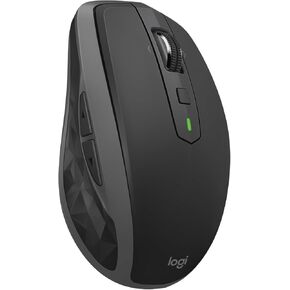 Logitech MX Anywhere 2S Bluetooth Edition Wireless Mouse - Use On Any Surface, Hyper-Fast Scrolling, Rechargeable, Control Up to 3 Apple Mac and Windows Computers and Laptops (Renewed)