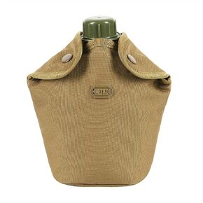 M-Tac Molle Canteen Pouch Bag - Tactical Military Water Canteen Carrier - Army Bottle Holder (Coyote)