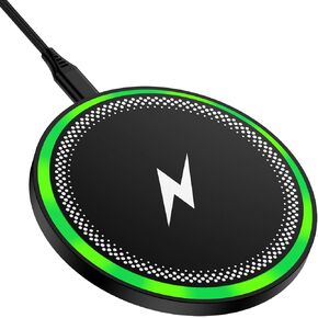 Wireless Charger Samsung Fast Charging Pad for Samsung Galaxy S25 Ultra/S24/Plus/S23/Z Fold6/Flip6/5, 15W Wireless Android Charging Station for iPhone 16e/16/15 Pro Max Pixel 9/9 Pro XL/Fold/8a/8 Pro