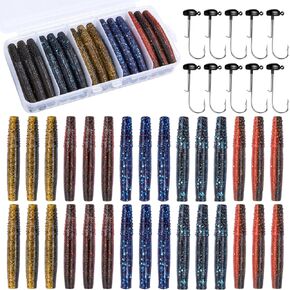 Finesse Ned Worms, TRD Baits Soft Plastic Fishing Lures