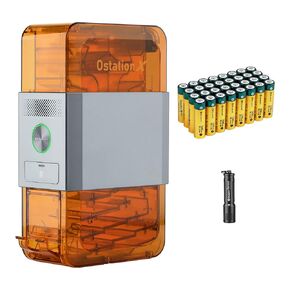 OLIGHT Ostation X Battery Charger 3-in-1 Design with Rechargeable AA NiMH Batteries 32 Count Bundle i3E EOS PMMA TIR Lens AAA EDC Flashlight