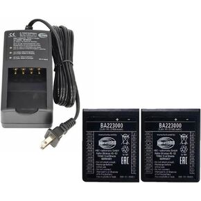 1PCS 220V QA108600 QD108300 BA223000 شاحن البطارية + 2PCS BA223000 بطارية
