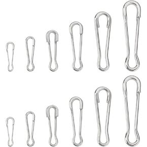60 Pcs 6 Size Hawaiian Quick Swivel Connectors Suitable for Sea Fishing Freshwater Saltwater Fishing Suitable for Fishing Sea Fish Bass