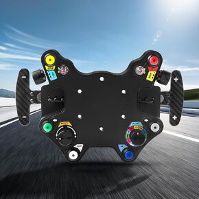 SIMSONN Carbon Fiber USB Racing Steering Wheel HUB Sim Racing Steering Wheel Switch Button Plate Center Control Box Compatible with Logitech G29 G27 T300RS/GT T500 th8a in Kuwait