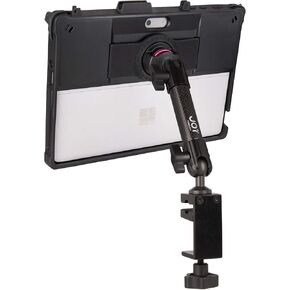 The Joy Factory MagConnect C-Clamp Mount Carbon Fiber Made with aXtion Edge MH Rugged Shockproof Case for Microsoft Surface Go (MWM401MH102)