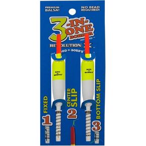 3-in-One Revolution X 1/2 Inch Stick Bobber - 2 Pack