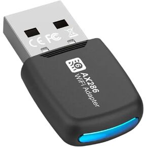 Mini USaB WF 6 Network Card 286Mbps 802.11Ax Dongle USaB 2.4Ghz Wi-Fi LAN Adapter Driver for Pc Laptop 7 10 11