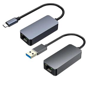 2500Mbps USaB 3.0 Type-C to Rj45 2.5G Ethernet Gigabit Adapter Network Card Converter LAN Hub for 8.1/10/11 for Pc Laptop