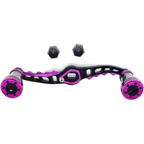 Fishing Reel Handle Aluminum Alloy Power Handle Knob Grip Assembly Part Fishing Reel Handle Baitcasting Reel Replacement, Purple