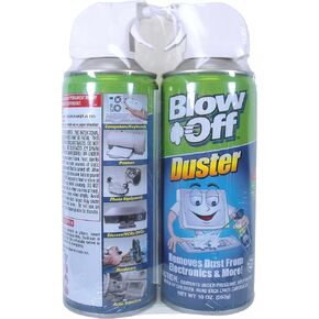 Blow Off 2232 152A Air Duster, (Pack of 2) - 10 oz.