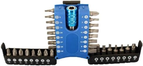TMAX 100 Piece Impact Ready Security Bits Screwdriver Set Kit with 2 Quick Chucks in Saudi Arabia