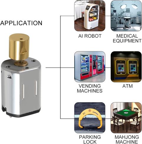 Coliao 6 قطعة Mini Micro N20 Gear Motor DC 3V-6V سرعة بطيئة علبة تروس معدنية كاملة محرك صغير لسيارة RC، نموذج روبوت، ألعاب محرك ذاتية الصنع in Saudi Arabia