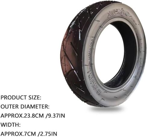 إطار بديل للسكوتر الكهربائي مقاس 11 بوصة، وظيفة الشفاء الذاتي الفوري - مقاوم للانفجار، متوافق مع 90/65-6.5 إطار مخمدات الاهتزاز المطاطي بدون أنابيب مقاس 11 بوصة in Kuwait