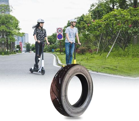 إطار بديل للسكوتر الكهربائي مقاس 11 بوصة، وظيفة الشفاء الذاتي الفوري - مقاوم للانفجار، متوافق مع 90/65-6.5 إطار مخمدات الاهتزاز المطاطي بدون أنابيب مقاس 11 بوصة in Kuwait