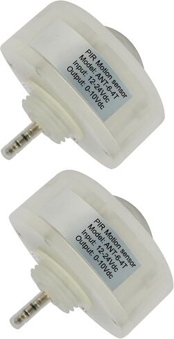 LED High Bay Fixture Motion Sensor, DC 12V 3.5MM Audio Jack, Occupancy Sensor, Plug-and-Play Application for LED Fixtures, Passive Infrared Sensor Model# ANT-6-4T, 2-Pack in Saudi Arabia