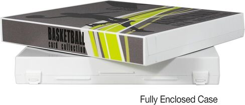 Unikeep Basketball Themed Trading Card Collection Binder with 10 Platinum Series Trading Card Pages. Fully Enclosed Case with a Locking Latch to Keep Cards Secure in Saudi Arabia