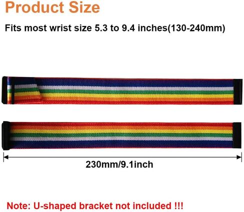 Stretchy Bands Compatible for WHOOP 5.0 One, Peak and Life - Breathable Nylon Strap Wristband - Soft, Comfort, Durability, Easy to Use and Adjustable – Not Compatible for Gen 4 in Kuwait