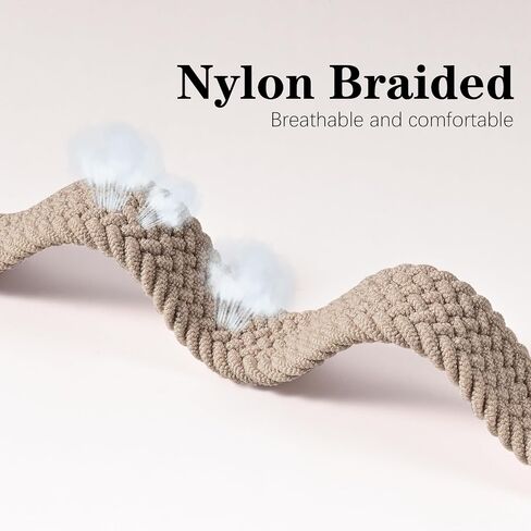 Braid Nylon Bands Compatible with Garmin Lily 2, Magnetic 14mm Stretchy Nylon Soft Loop Straps Quick Release Replacement Adjustable Wristband for Lily 2 Classic/Active Smart Watch Accessory for Women in Kuwait