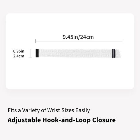 نطاقات نايلون قابلة للتنفس مع قوس على شكل U متوافق مع Whoop 4.0 ، مقاومة للرائحة ، سهلة الاستخدام ومثالية لكل مناسبة ، 24 سم ، ضوء النجوم ، الأسود ، الرمادي in Saudi Arabia