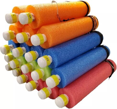 Rhodes Fishing Jugs 20 Pack - 7ft Nylon Line - Catfish Noodle Ackss - Hooks for Catfish ، Bass ، Lake Fish - مصنوع في الولايات المتحدة - جاهزة للذهاب - التجديف - متعدد الألوان ، الأزرق ، الأحمر in Kuwait