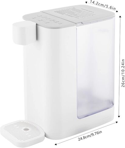 Electric Hot Water Pot Urn for Tea, Coffee - 1600W Instant Hot Water Dispenser with 3L Water Tank, Countertop Water Boiler & Warmer, Adjustable 8 Temperatures & 5 Water Outputs in Saudi Arabia