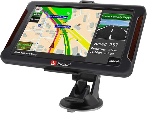 NEW GPS MAVIMAGENT للسيارة 7 بوصة مركبة GPS الملاحة 8G الذاكرة المحمولة الشاحنة المستكشف HD شاشة لمس أمريكا الشمالية MAPS تحديث آخر في عام 2025 يحتوي على الولايات المتحدة الأمريكية ، كندا ، المكسيك in Saudi Arabia