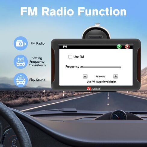 NEW GPS MAVIMAGENT للسيارة 7 بوصة مركبة GPS الملاحة 8G الذاكرة المحمولة الشاحنة المستكشف HD شاشة لمس أمريكا الشمالية MAPS تحديث آخر في عام 2025 يحتوي على الولايات المتحدة الأمريكية ، كندا ، المكسيك in Saudi Arabia
