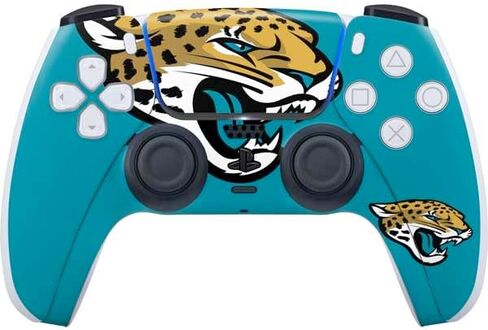 Skinit Skinit Gaming Gaming Continciped مع وحدة تحكم PS5 - NFL Jacksonville Jaguars مرخص رسميًا in Kuwait