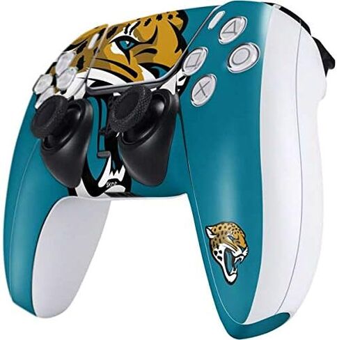 Skinit Skinit Gaming Gaming Continciped مع وحدة تحكم PS5 - NFL Jacksonville Jaguars مرخص رسميًا in Kuwait