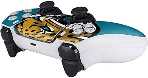 Skinit Skinit Gaming Gaming Continciped مع وحدة تحكم PS5 - NFL Jacksonville Jaguars مرخص رسميًا in Kuwait