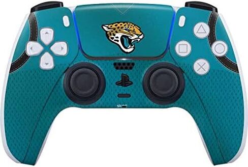 Skinit Skinit Gaming Gaming Continciped مع وحدة تحكم PS5 - NFL Jacksonville Jaguars مرخص رسميًا in Kuwait