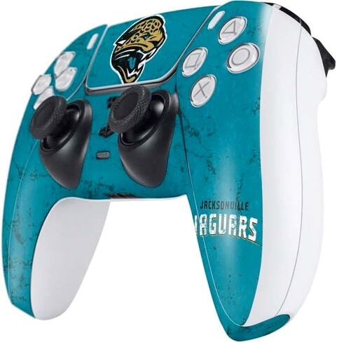 Skinit Skinit Gaming Gaming Continciped مع وحدة تحكم PS5 - NFL Jacksonville Jaguars مرخص رسميًا in Kuwait